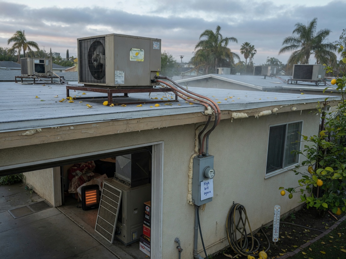 What Affects HVAC Energy Use During Lemon Grove Winters